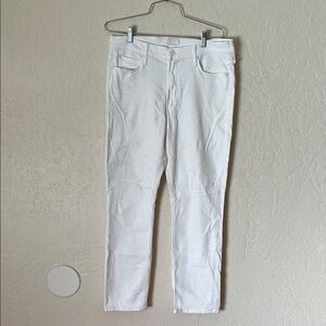 MOTHER White Fairest of them all mid rise dazzler ankle